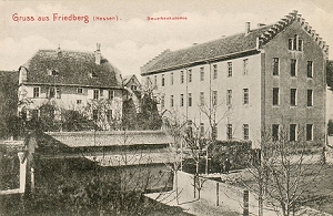 Der Klosterbau als Sitz der Gewerbeakademie vor der Sanierung 1968